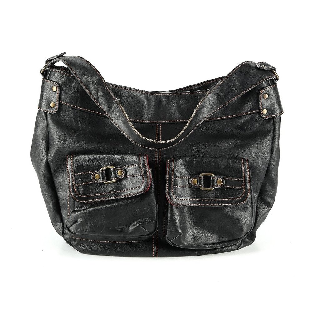 *Emilie M. Buttery Soft Black HOBO Satchel Shoulder Bag